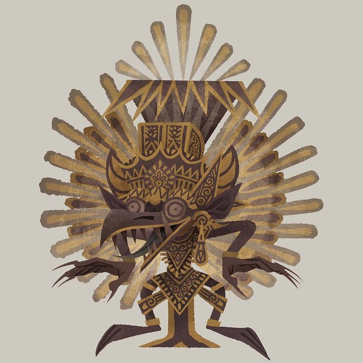 ガルーダ ハシゴダカのイラスト ガルーダ ハシゴダカのイラスト