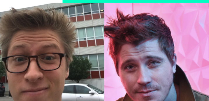 bmoore__silly__'s tweet photo. i've been waiting for the right time to share screenshots from a deck i made on my celebrity doppelganger for work 6 months ago, AND THAT TIME IS NOW https://t.co/ah3RoP1DDs