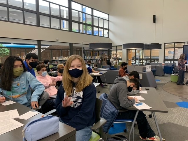 Our first SAT practice session was a major success! Thank you to Mrs. Trimble and Ms. Harris for helping our students get prepared for the SAT! #CharacterTraditionAchievement