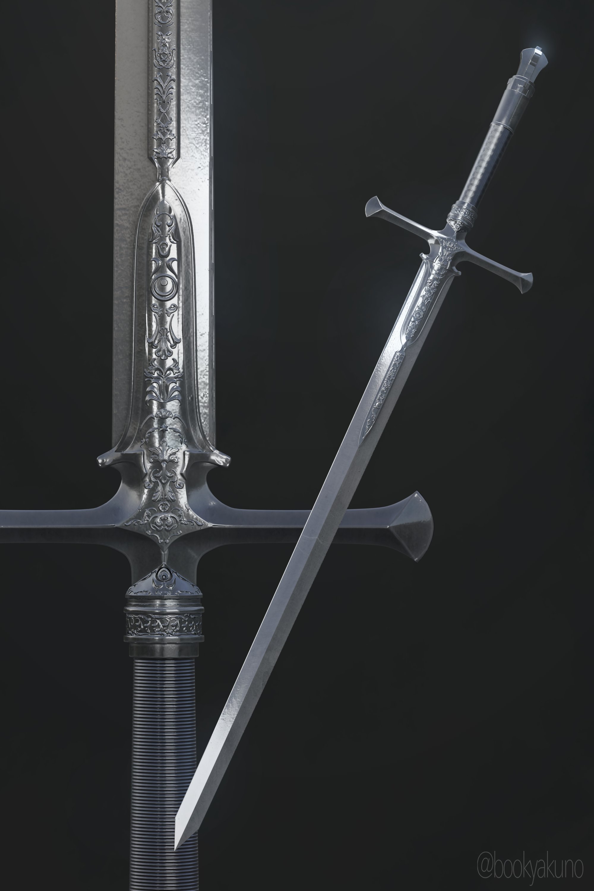 忘却野 Ar Twitter 銀騎士の剣モデリング Artstation Silver Knight Straight Sword Dark Souls Bookyakuno T Co Tj71bnazyo Blender d ダークソウル T Co Pvotr9fdm8 Twitter