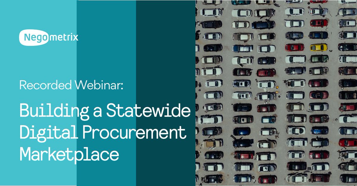 Mercell_US's tweet image. Using NY State&apos;s Vehicle Marketplace as a case study, in this on-demand webinar we examine Dynamic Purchasing Systems and their time and cost saving benefits for #PublicProcurement:
bit.ly/3iTm2kM