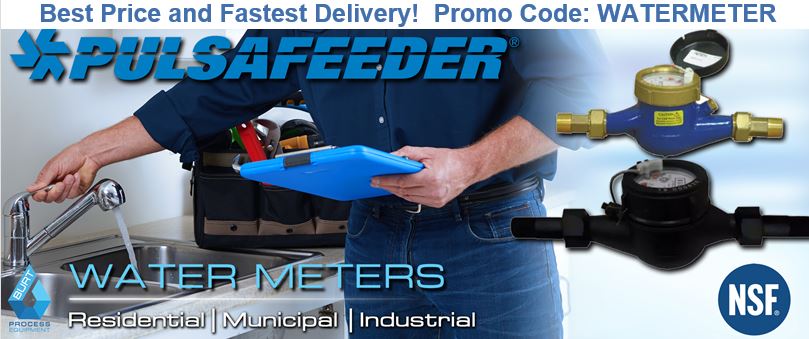 Save on @Pulsafeeder1 multi-jet #WaterMeters for potable and non-potable water applications with promo code “Watermeter”. Shop now at burtprocess.com/search/?q=*&pr…

#FlowMeters #FlowSensors #FlowMeasurement #WaterTreatment