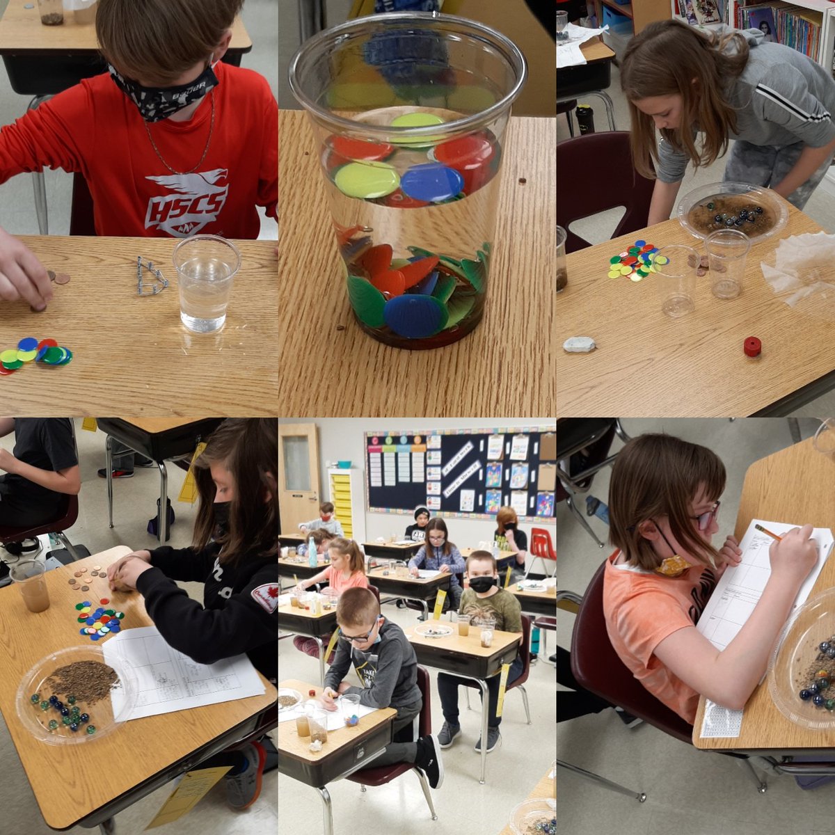 MrsADenton's tweet image. Science Experiments! Separating materials, day 2.  Finishing trying to find the best way to separate different materials! #gr5fun #hscsproud #ecsrdSTRENGTH #scienceexperiments