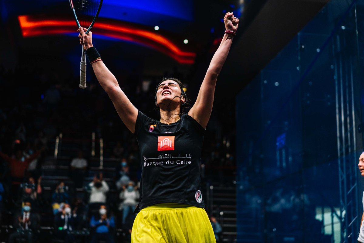 When you finally win the <a href="/BlackBallSquash/">Black Ball Squash</a> 🙌

📸 <a href="/noursherbini/">Nour el Sherbini</a> 

#BlackBallOpen