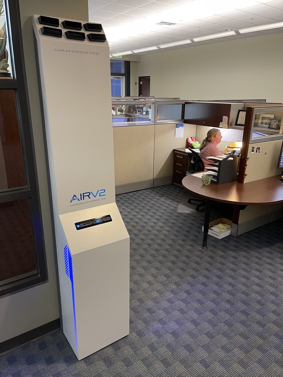 We’ve added a new layer of safety for our employees as they return to work. One of our clients, Germfree, germfree.com/airv2/ developed an inventive system that provides continuous clean air. We are prioritizing the health of our employees while we get back to face-to-face.