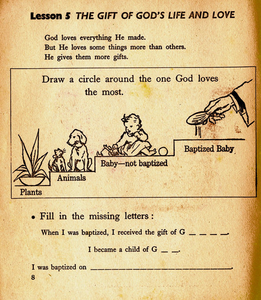 I like how, just in case you were struggling with the intellectual demands of this problem, the contenders appear on an Olympic-style podium. (A: Plants. They never grow up and kill anyone and never shit on an Afghan rug. [Like a bad, "not baptized" baby almost certainly will.])