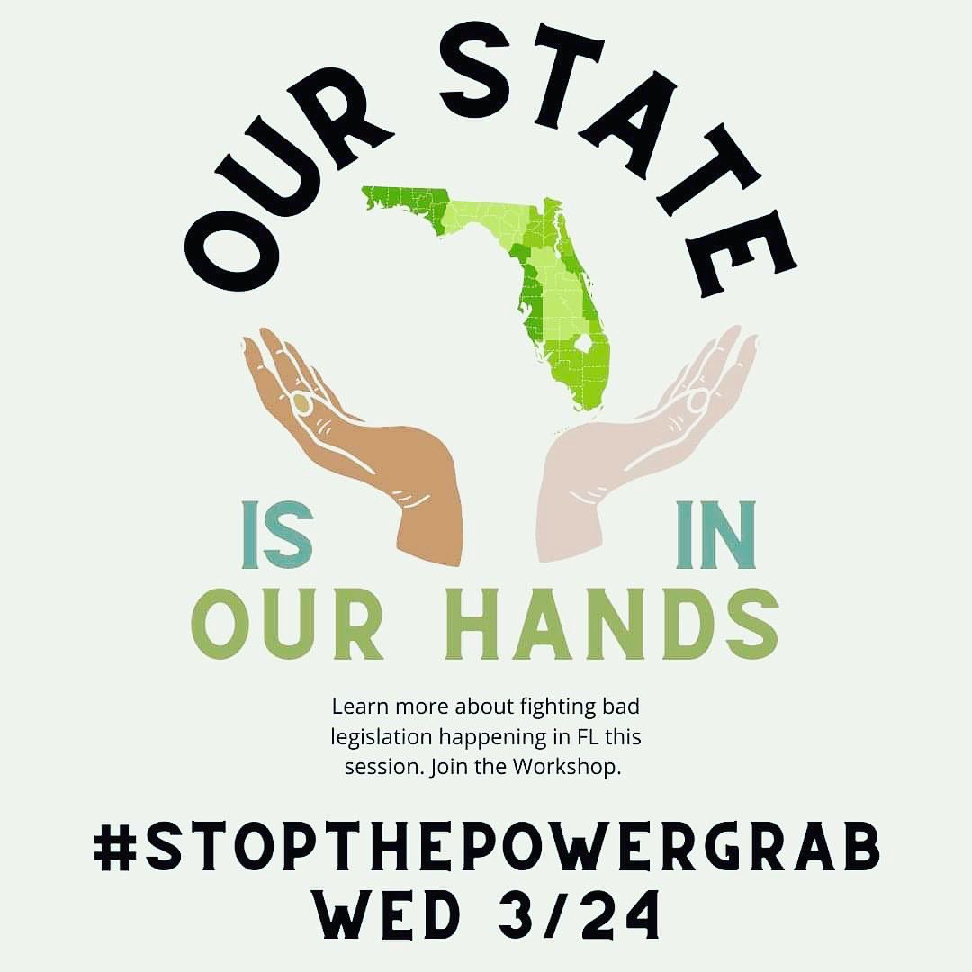 Help @noflfracking stop the bad energy bills in Florida - Join the Workshop on Wednesday 3/24 at 6 pm EST #StopThePowerGrab #SaveFlorida 

Register today: tinyurl.com/PreemptLTE