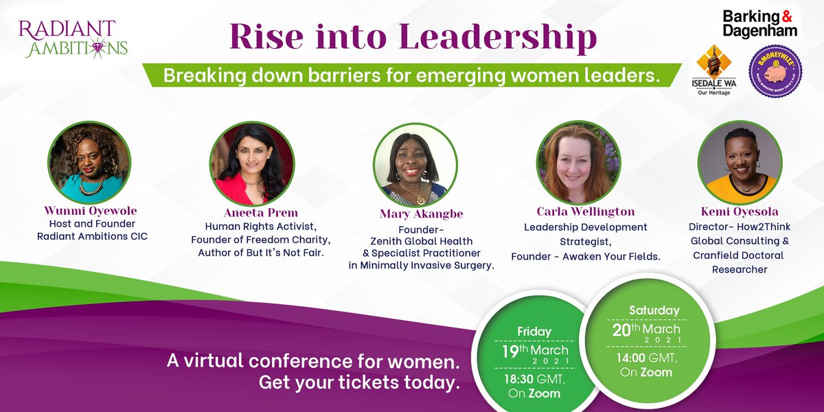 RadianceQueen's tweet photo. Leadership is in the air. We are excited about our virtual conference. Do join us if you can. https://t.co/jEOLs46xP0 #riseintoleadership #WomenLead #womenleaders https://t.co/PLn9Og0Akx