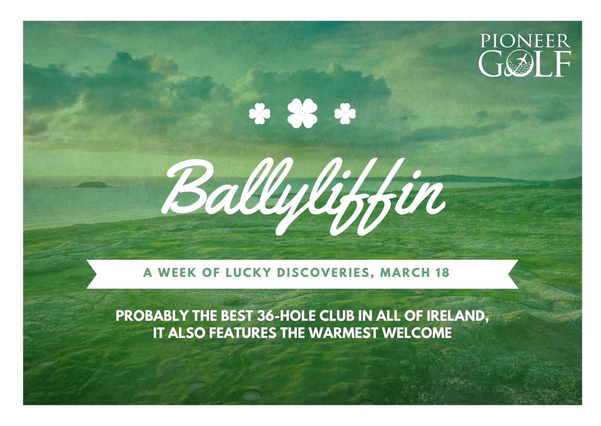 Day 4 of our Lucky Discoveries features <a href="/Ballyliffin/">Ballyliffin GC</a> which boasts two championship links courses - both courses have hosted European Tour events. Ballyliffin is renowned for its hospitality, spectacular setting and outstanding facilities. 
#golf #golftrip #golfinIreland