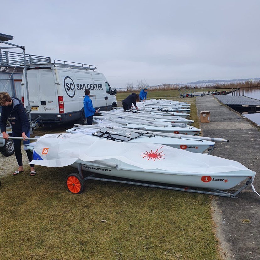 LaserPerform's tweet image. Everyone loves delivery day 👏 We hope @KWSSneek is enjoying their Lasers from @sailcenter ⛵