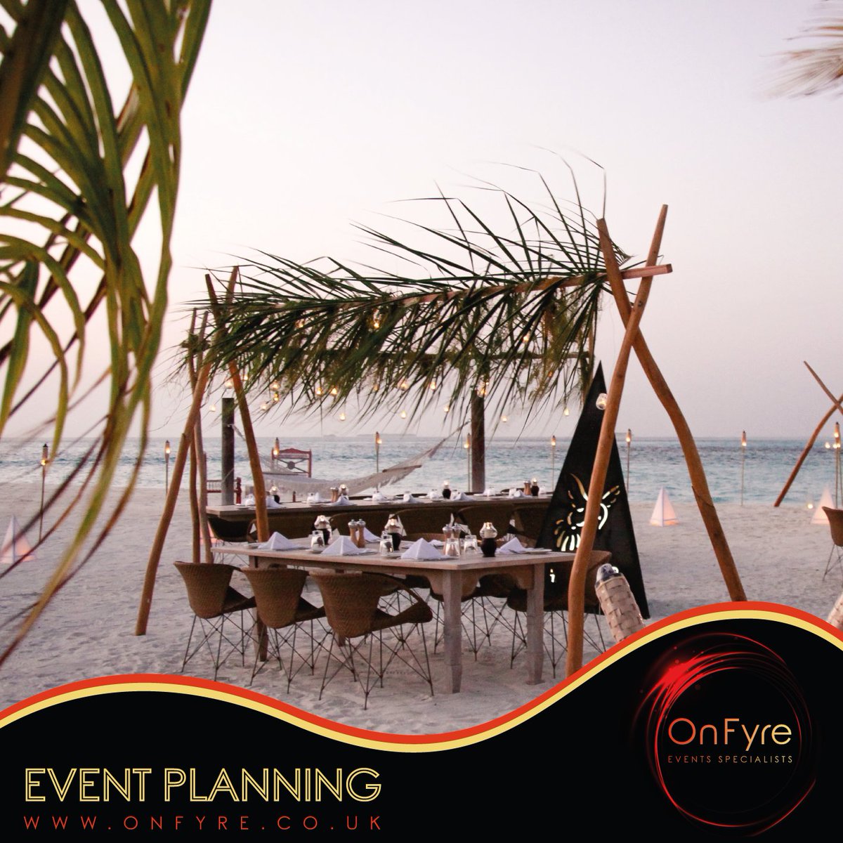 OnFyre - Event Planning 🔥

We’ll take the stress out of planning your own event, by working with you to bring your ideas into reality, effortlessly. Our team of planners, designers and producers work tirelessly to masterfully create your event.

🎉 onfyre.co.uk 🎉
