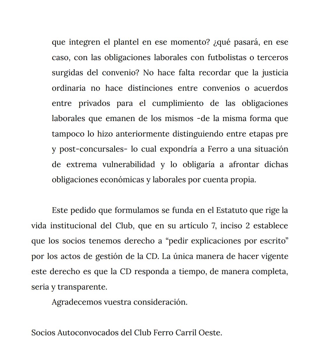 Se funda el Club Ferro Carril Oeste de Caballito