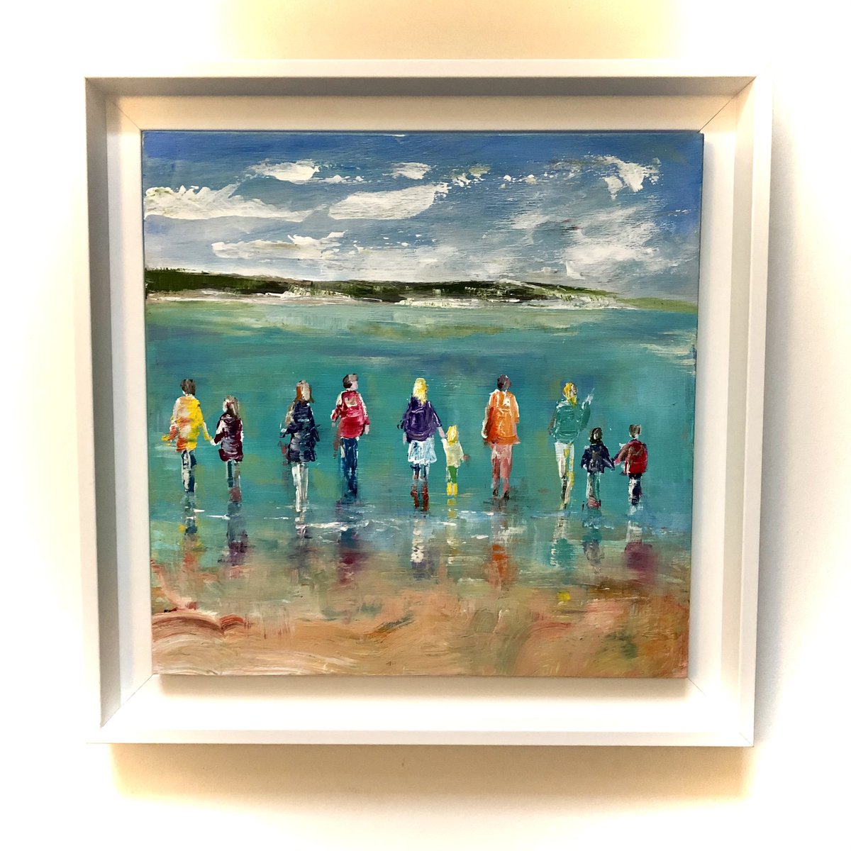 ctuckerdesigns's tweet photo. Rainbow people on the beach - available for sale x https://t.co/3OVkqaGlcM
