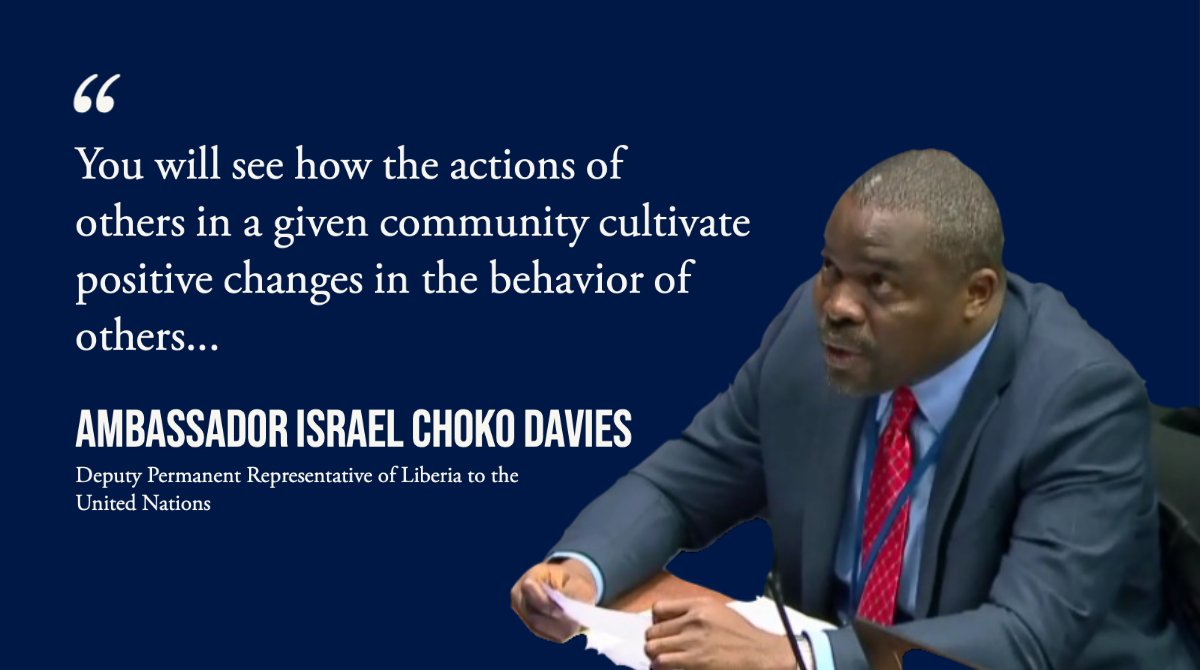 'You will see how the actions of others in a given community cultivate positive changes in the behavior of others...'

- Ambassador Israel Choko Davies, Deputy Permanent Representative of Liberia to the United Nations @LibMissionUN

#CSW65 #GlimpsesFilm