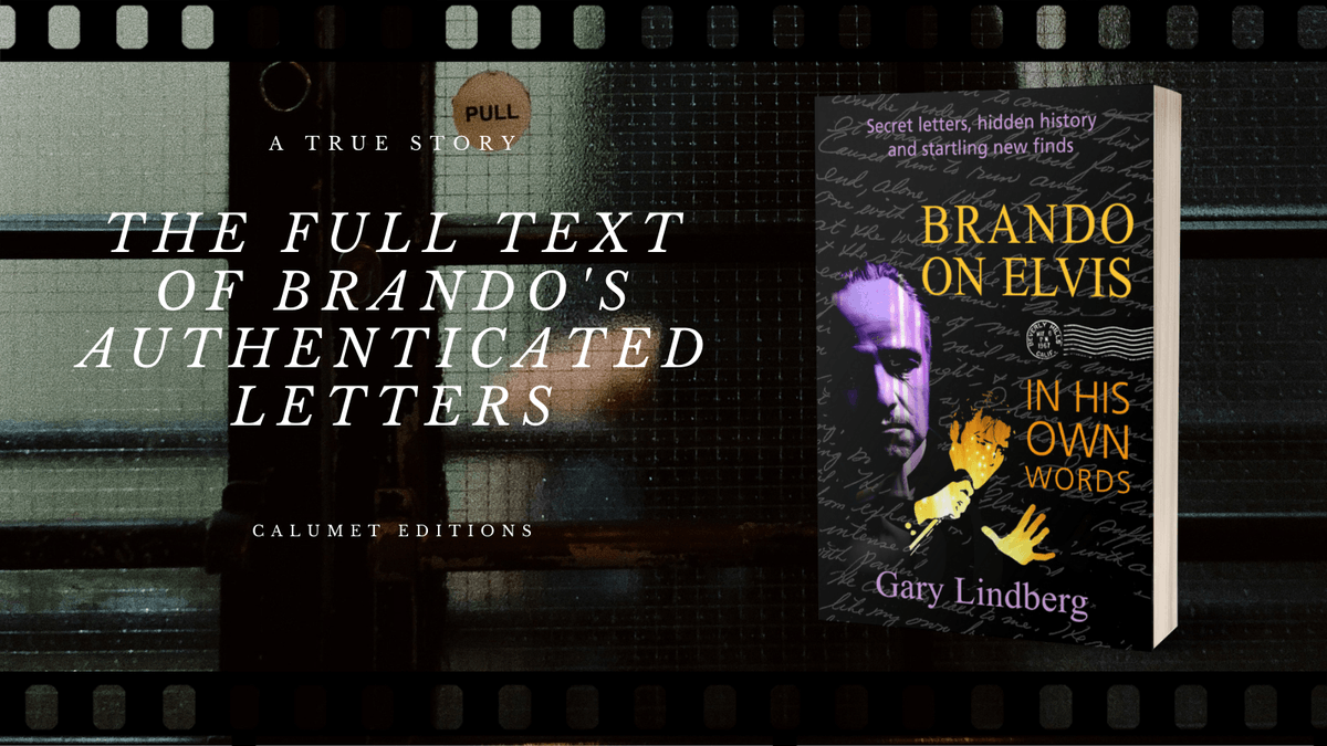 Blogs4Books's tweet photo. Kindle and paperback! - BRANDO ON ELVIS ➡ https://t.co/QvROmHM0Bd https://t.co/mzj24dlxNE (Posted by Calumet Editions)
^: