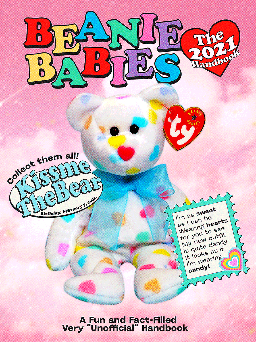 parallel4o8's tweet photo. kissme the bear #beaniebabies https://t.co/skwGmsVlN4