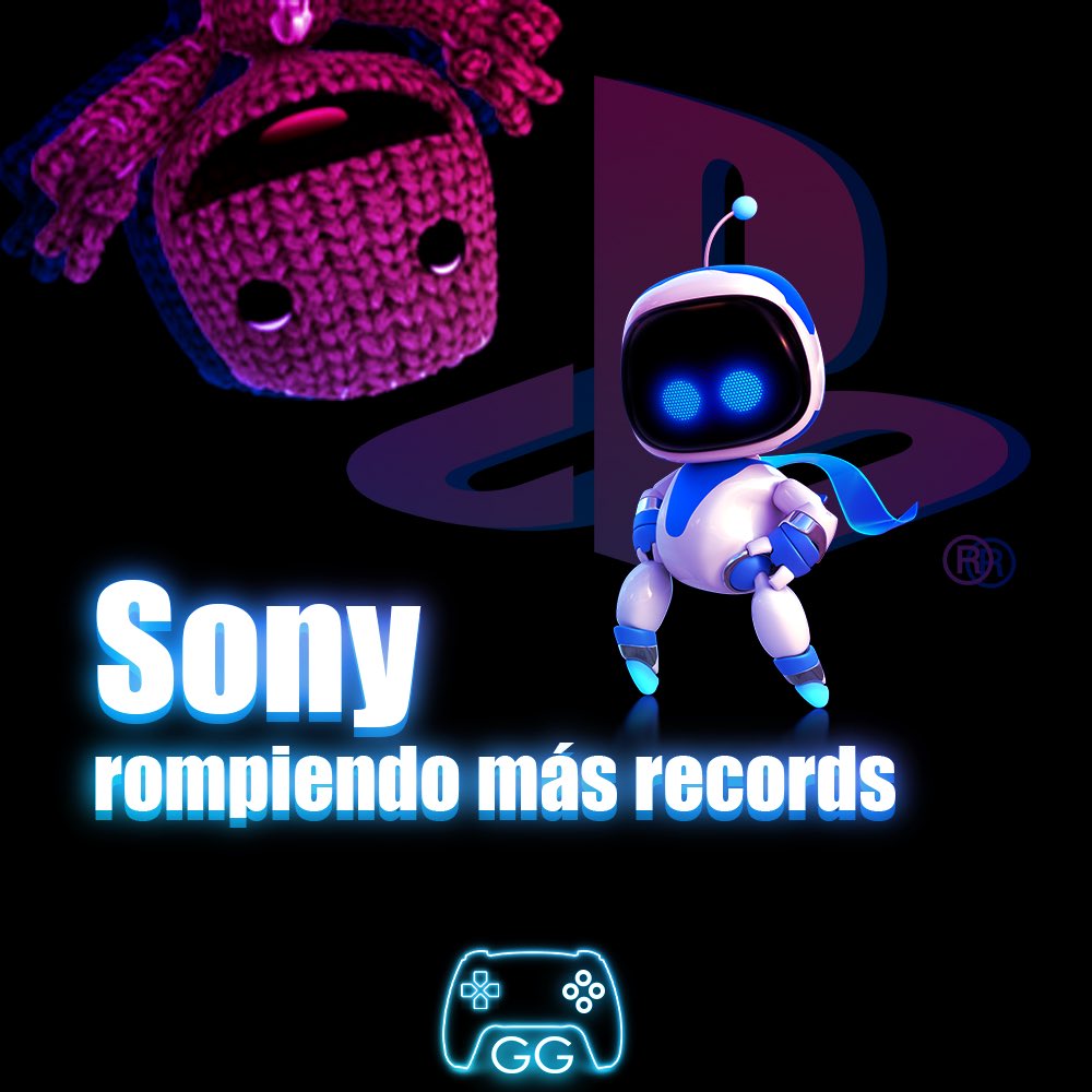 ggaminglab's tweet photo. Sony rompiendo más récords. 

Entérate de más en https://t.co/vCx4spO5z7
.
.
.
.
.
.
#gamer #gaming #videogames #videojuegos #pc #xbox #ps5 #ps4 #mobilegaming #nintendo #ggaming https://t.co/BOWkORY0Wu