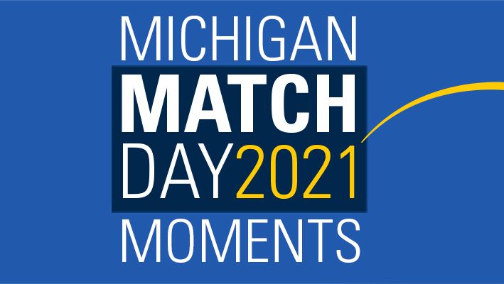 It's hard to believe that in less than 24 hours, our amazing M4 students will finally know where they will be headed for their residencies. Be sure to post your messages and follow along tomorrow for live updates: michmed.org/gobluematch #GoBlueMatch #Match2021