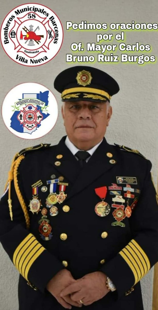 viajerogt's tweet photo. APOYO AL MAYOR
de Bomberos Municipales Departamentales Carlos Ruiz Burgos

Se encuentra en estado DELICADO por #COVID, para los que quieran apoyar económicamente la información se encuentra en la fotografía. Favor tomar foto de la boleta y compartirla en https://t.co/im0onUljsp https://t.co/InDMjHrJls