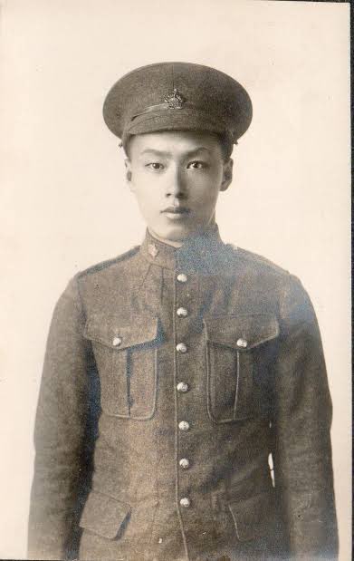 He served in France during the First World War.   After the war, he tried to open a radio shop, but Canada wouldn't give him a license because of his ethnicity.   So Wee Hong Louie sent his uniform and medals to the Prime Minister. He got his license. Only then. Never forget.