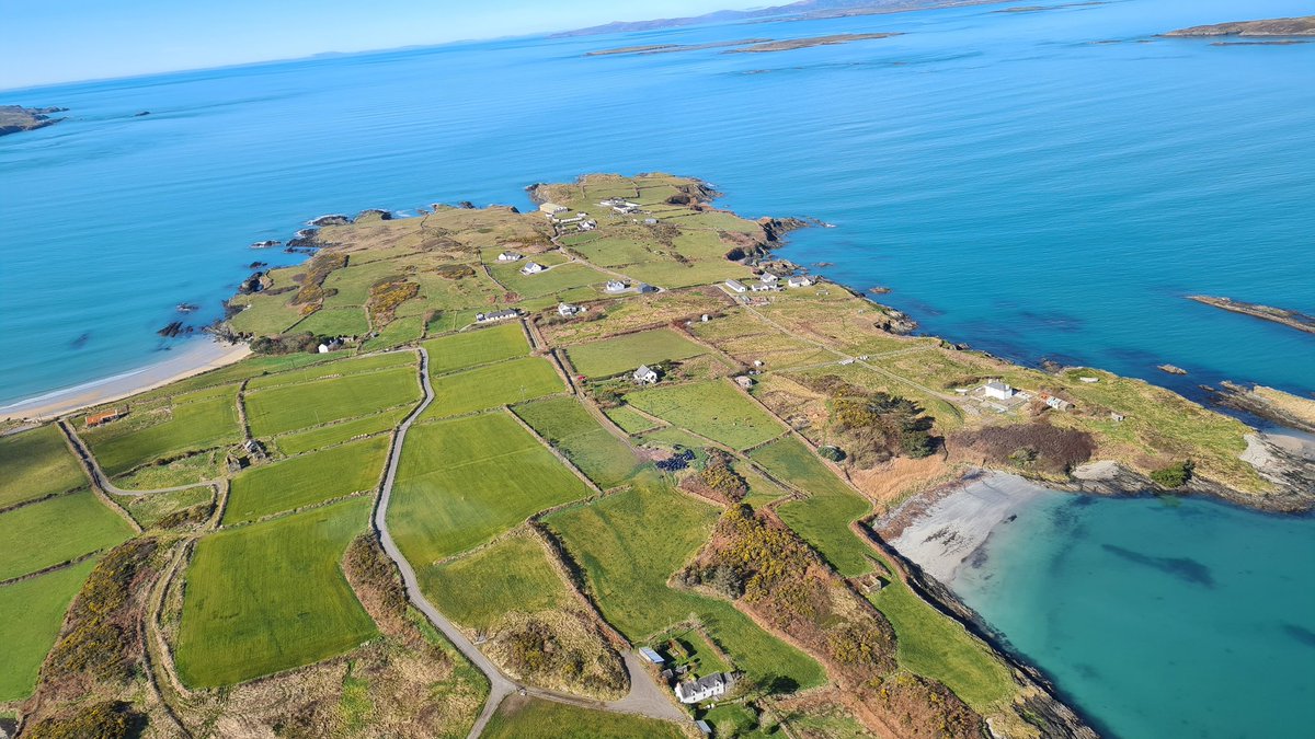 Beautiful #Westcork #Sherkinisland in all its glory. The sights you see flying around ireland. If only the sun would always stay out. #Helimed92 #Adventureireland #Scenery