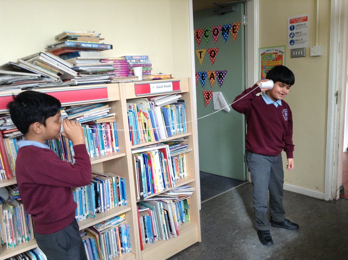 This week Year 3 have made string telephones as part of their sound topic in science. They understood that the vibrations travelled through the solid string easier than air! 🗣

<a href="/pstt_whyhow/">Primary Science Teaching Trust</a> <a href="/STEMAmbassadors/">STEM Ambassadors</a> #StBarts