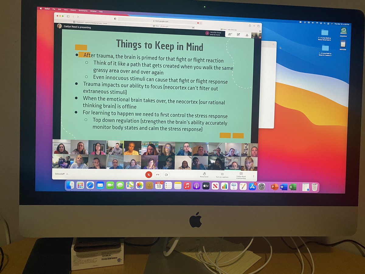 BRES_Principal's tweet photo. BRES staff reflecting on how the brain functions and what we need to keep in mind in order to create, establish, and continue a sense of belonging in our classrooms! We are #bresbetterunited! @BRESblazers - EPIC staff! https://t.co/qGluyBD0DT