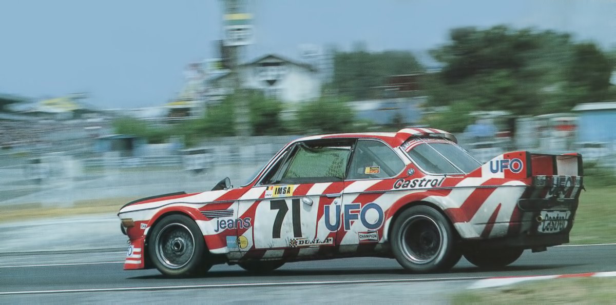 #OldSchoolRacing #LeMans 1977 #BMW 3.0 CSL Pierre Dieudonné / Spartaco Dini / Jean Xhenceval 8th place