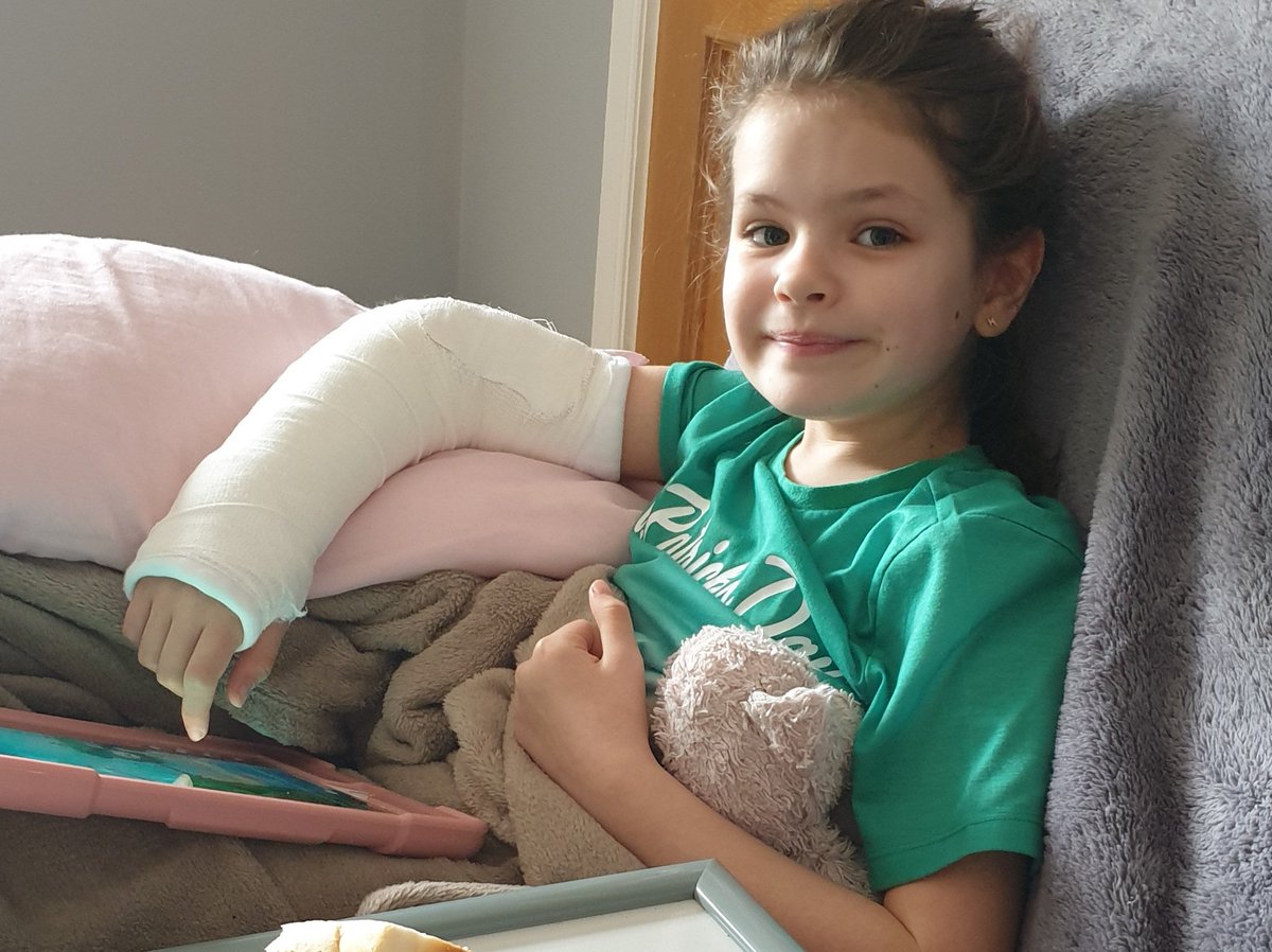 IMPORTANT ADVICE

Even if your kid is full of smiles and doing TikTok dances in the ER. Never EVER say the words;

"I'm telling you now It's not broken. If it's broken I'll get you a dog!!" 

I was so so sure....and SO SO wrong! 🤦🏻‍♀️
#Fail #Screwed