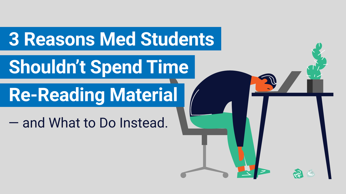STATMedLearning's tweet image. Struggling in med school? Stop reviewing the material and do this instead. #medstudenttwitter #studystrategy statmedlearning.com/why-reviewing-…