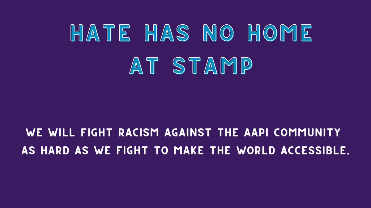 STAMP supports the AAPI Community especially these organizations <a href="/AAAFund/">Asian American Action Fund - #AAPI2020</a> #PhiladelphiaPraiseCenter 
<a href="/seamaac/">SEAMAAC</a>  Chinese Immigrant Family Wellness Initiative #CIFWI