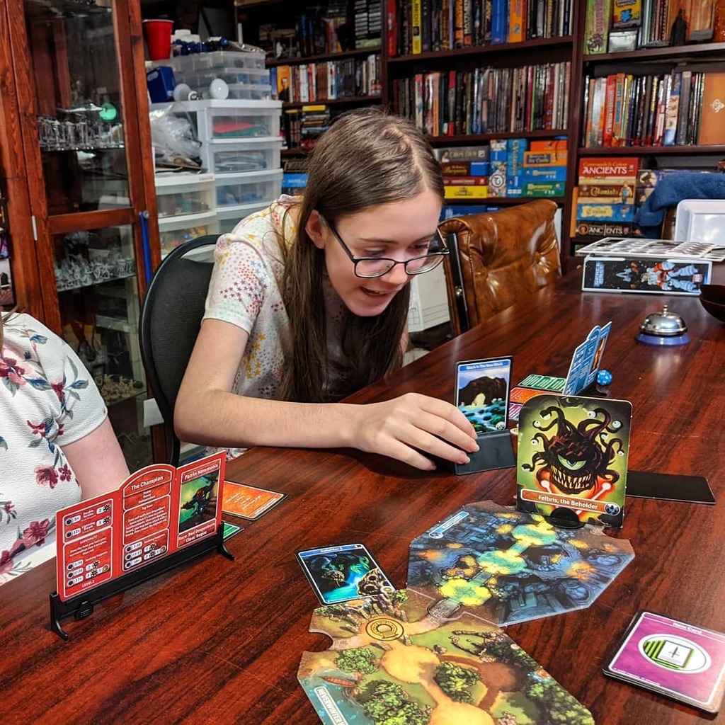 TabletopBellhop's tweet photo. My oldest daughter taking her turn as DM in Dungeons & Dragons Adventure Begins.
#DungeonsAndDragons #DM #KidDM #TTRPG #DnD https://t.co/F61eq5LEpw https://t.co/lrYNlnkgqL