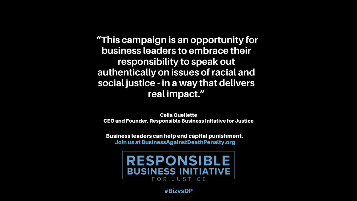 AusintheUS's tweet image. The fight to end the #deathpenalty continues with business leaders using their influence to stand with organisations around the country. Join other businesses standing by their commitment to racial equality 👉  BusinessAgainstDeathPenalty.org. #BizVsDP @RBI_Justice