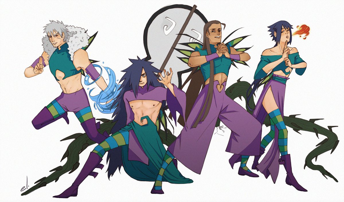 RT @rur_el: #hashirama #madara #tobirama #izuna #naruto, image size:1200x706