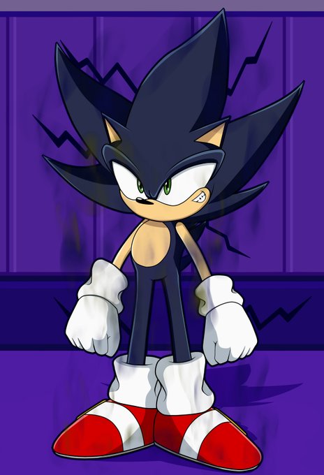 RisziArts on X: 🎃Dark Sonic for this spooky month🎃 #darksonic #SonicTheHedgehog / X