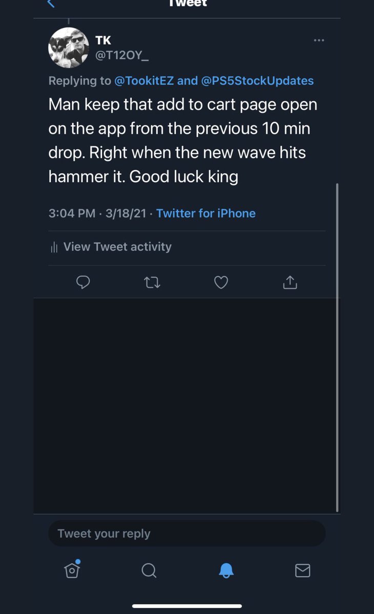 ismaelv209's tweet photo. @marsmuaa @TargetPS5Alerts Right when it drops you just want to spam it until u eventually have it in ur cart and then just check out really fast trust me This works if it doesn’t then just keep trying it will eventually work https://t.co/W7cexgRVfH