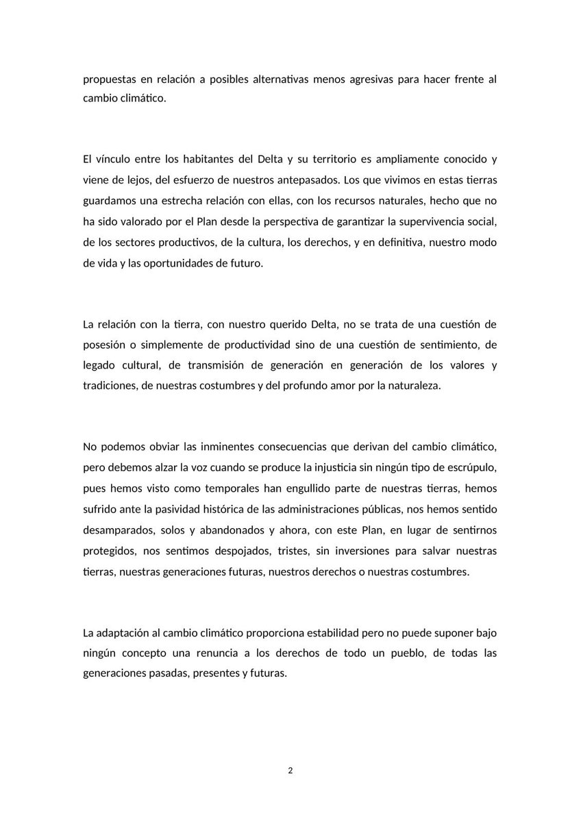 juntsxcampredo's tweet photo. Des del grup de #JuntsPerCampredó, ens unim a la iniciativa de Moviment de Lluita pel Delta de l’Ebre i emplacem a tota la població de Campredó i a tota la ciutadania del Delta i de fora del Delta a signar al•legacions en contra del "Plan para la Protección del Delta del Ebro" https://t.co/JfiyqoqhSw