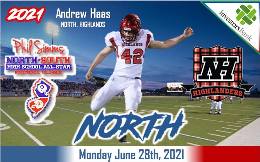 Honored to be selected for the @PhilSimmsQB NJ North-South All-Star Game @NHFB_LIVE