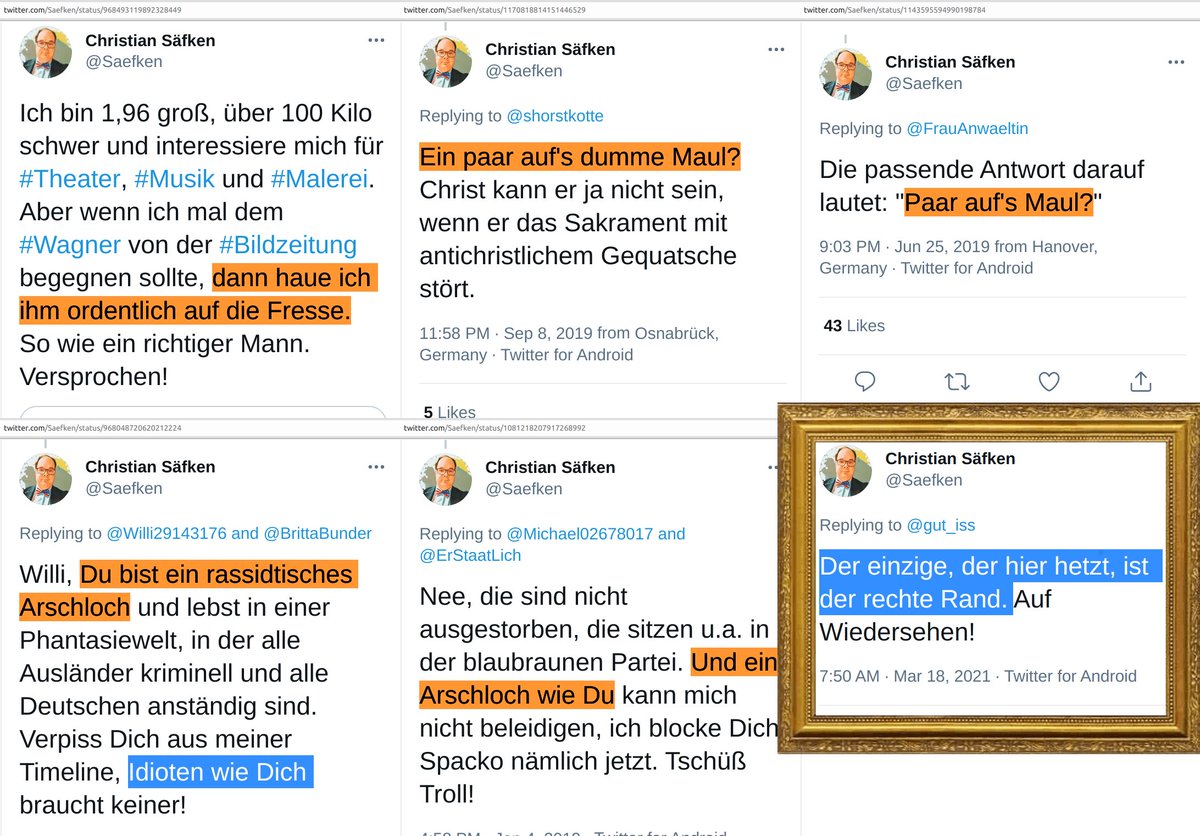 Aarefrank's tweet photo. @LLumpen @DogSoupIsMagic Auch nichts vergessen?
#Christian #Saefken ist ja ein sehr vielseitiges Multitalent... #LINXSTINX
Beweise:
https://t.co/ePylT34qMQ
https://t.co/jhPRptMRhc
https://t.co/x5kkdLZUkw
https://t.co/25QvvYYfwa
https://t.co/o1AJf0aFaO
https://t.co/H6eBJpArk8
Goldrahmen durch mich 🤪🙃 https://t.co/t5qvUktDrn