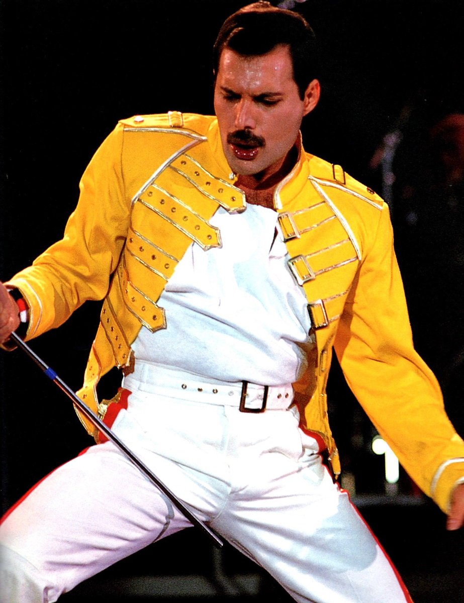 (repost from a few days ago. various freddie mercury outfits)