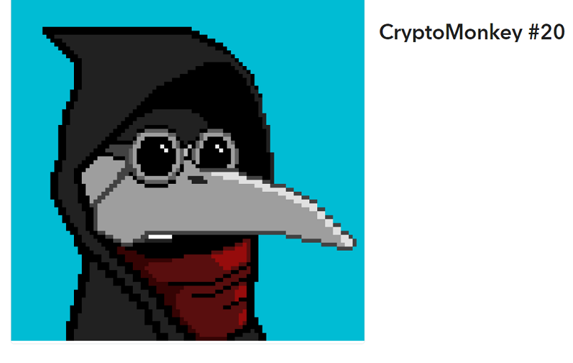 CryptoMonkeys_'s tweet photo. NEW #NFT Costume Party Pack🥳
#5 Plague doctor🐒+💉
https://t.co/iQ9Kf9G2Be https://t.co/n6pol9FZnY