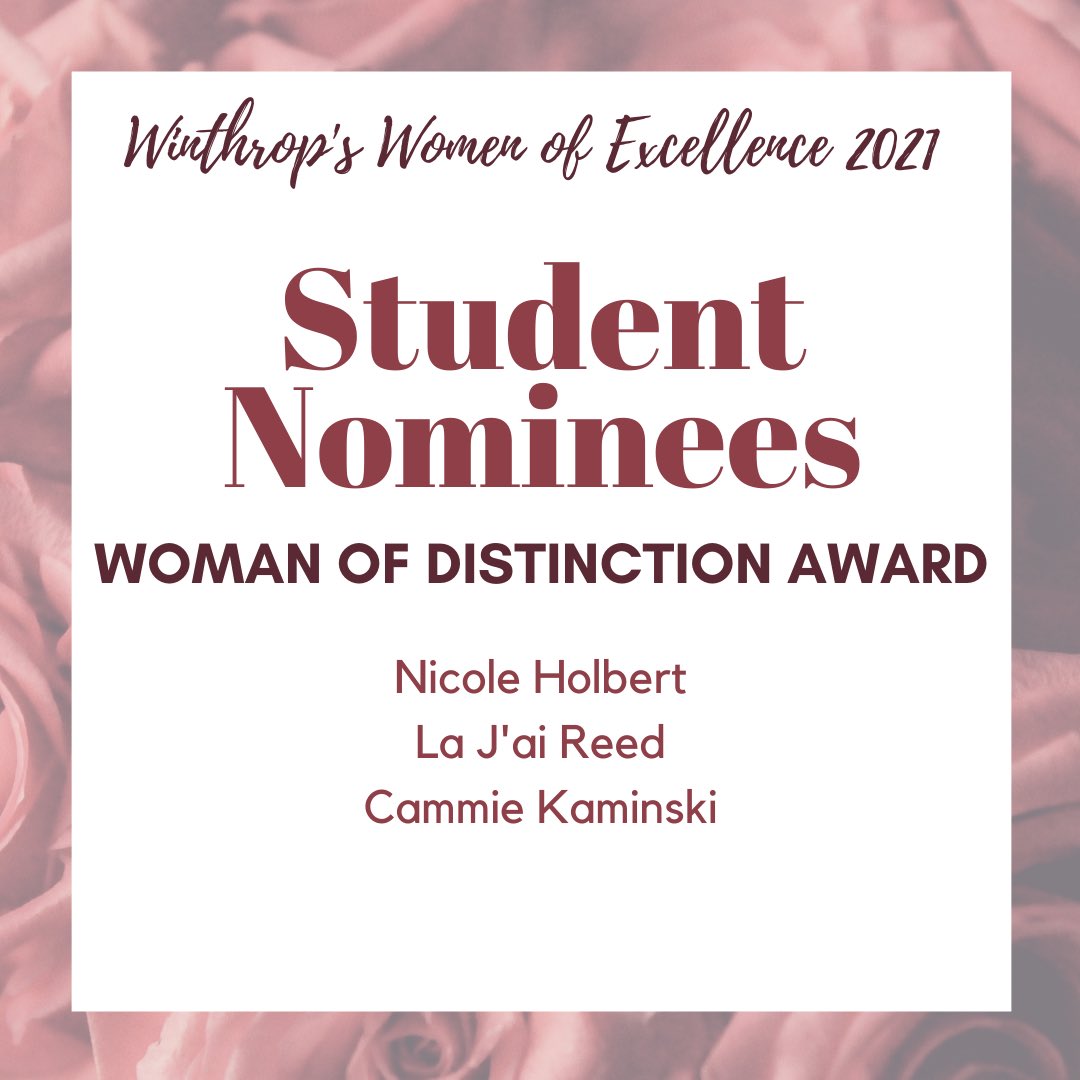 Congratulations to our 2021 Women of Excellence Nominees!!!! 🎊🎉🎊🎉 

Winner will be announced March 30th but until then, be on the lookout to learn more about our nominees!