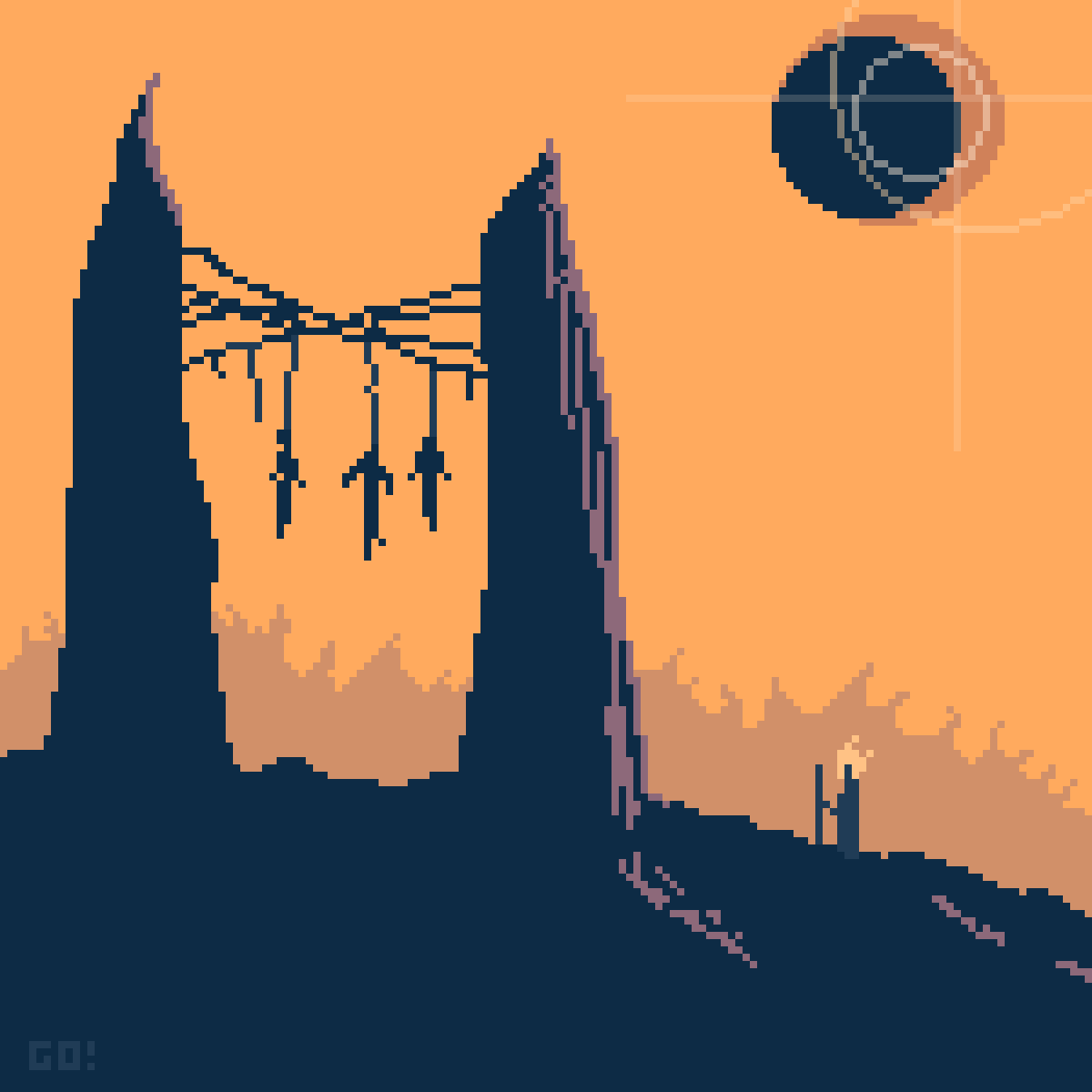 thecreepypixel's tweet photo. The Hill
150 x 150 Canvas in Aseprite Slso8 palette
https://t.co/o0mJGwwunq https://t.co/EK0PYsreu4