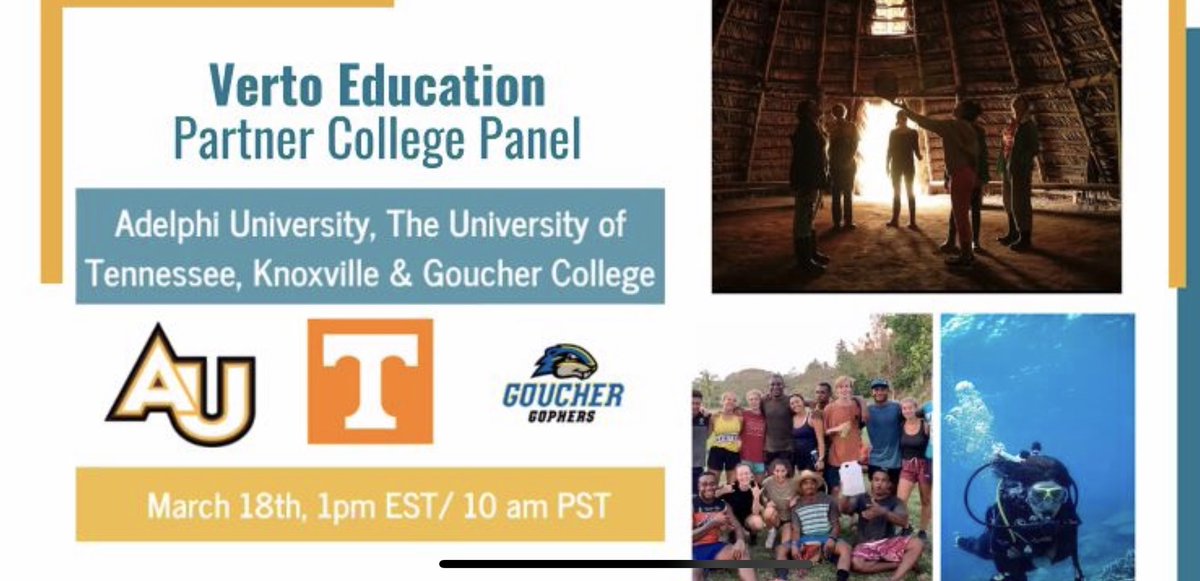 stephaniesimone's tweet image. Thanks @VertoEducation for including me and @AdelphiU in today’s panel for high school counselors. Looking forward to our continued partnership!
