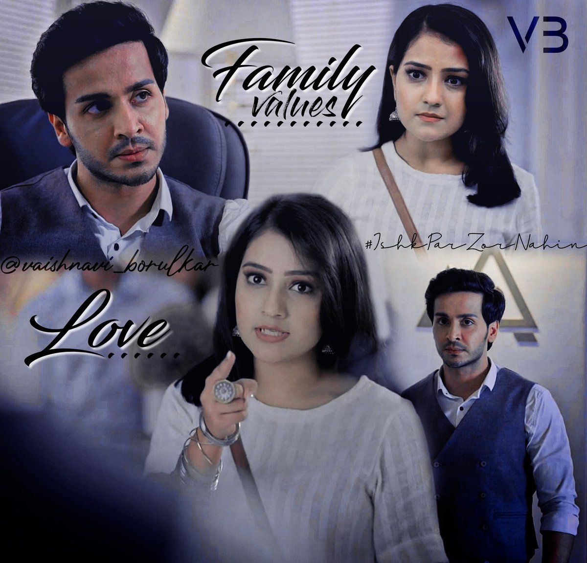 "IT IS ALWAYS ABOUT FAMILY VALUES v/s IT IS ALWAYS ABOUT LOVE."  #IshkParZorNahin  #paramsingh  @8paramsingh  @SonyTV