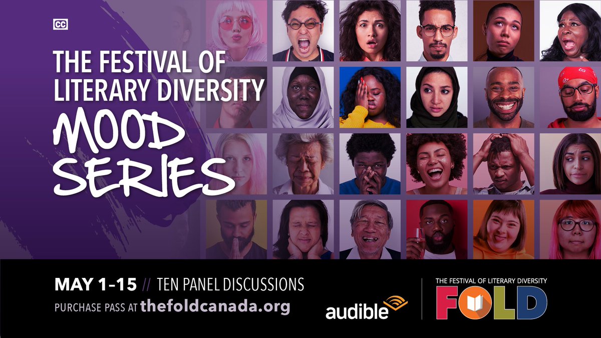 Registration for #FOLD2021 opens next week! Are you in the mood for the FOLD? Our MOOD SERIES will feature 10 discussions on the feelings we’ve all been dealing with during the pandemic. Writers on Hope, Writers on Love, and more—not to be missed. Register starting March 25!