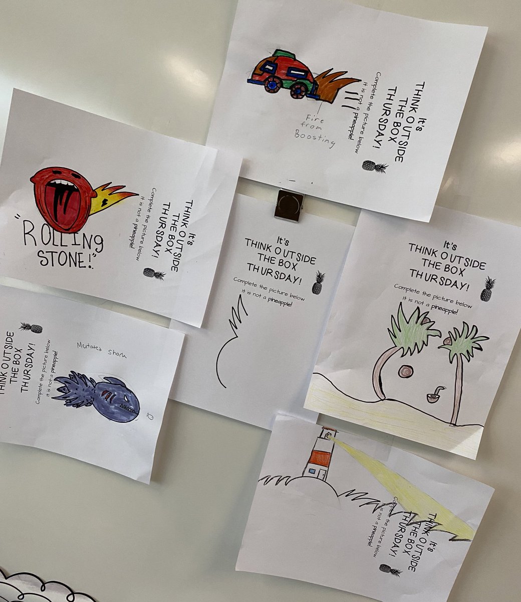 MrsOrsi's tweet photo. We look forward to these every week! Happy #thinkoutsidetheboxthursday! @Ivysherman #seamanstrength https://t.co/j9jbmkw6fO