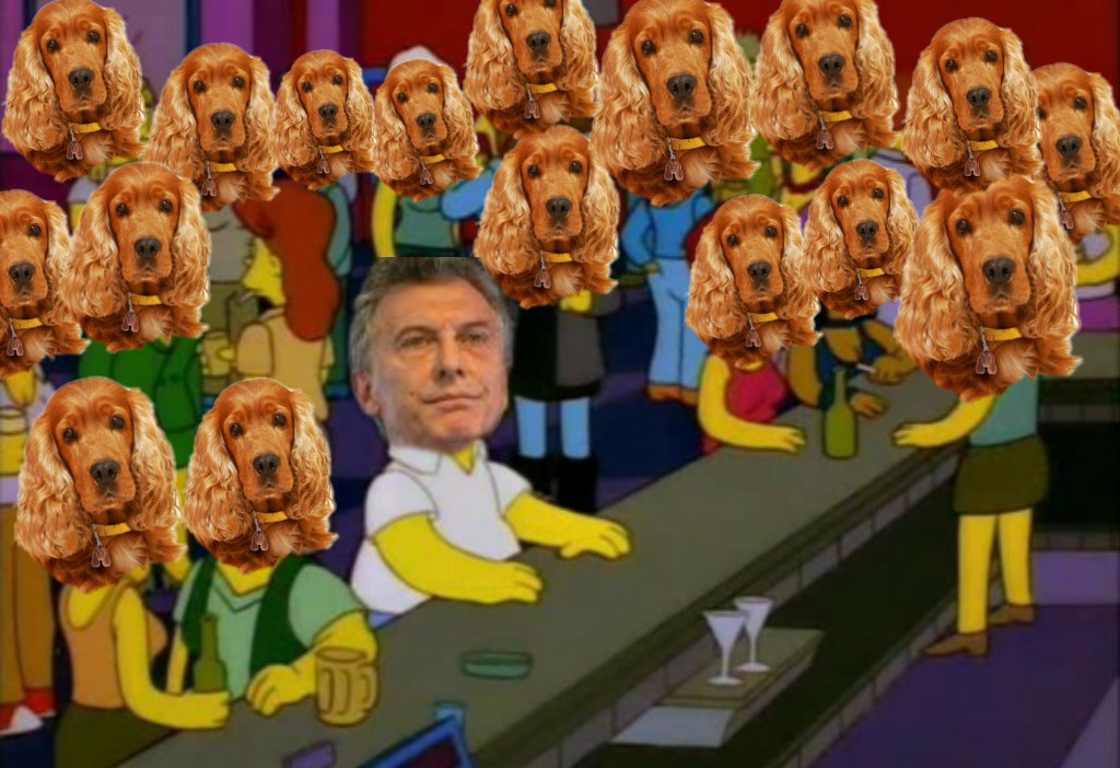 Macri en la presentación de su libro.