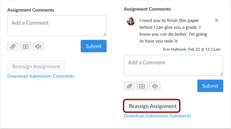 RimmerEdTech's tweet image. Another awesome @CanvasLMS update is REASSIGN ASSIGNMENT right in the speedgrader! You can reassign with a different due date to ONE student and give them feedback about why.  Less CLICKS for #TeamUCPS! @AGHoulihan @UCPSNC #EmpowerED @LisaEdTech @UCPS_ICTeam