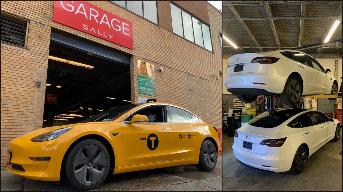 <a href="/JohnnaCrider1/">Johnna</a> <a href="/cleantechnica/">CleanTechnica</a> <a href="/drive_sally/">Drive Sally</a>’s fleet of NYC Tesla taxis keeps expanding! Awesome to see! 🗽👍 $TSLA #Tesla #EV